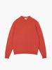 Cotton Knit Crew Cayenne Gramicci (Front) at Couverture & The Garbstore