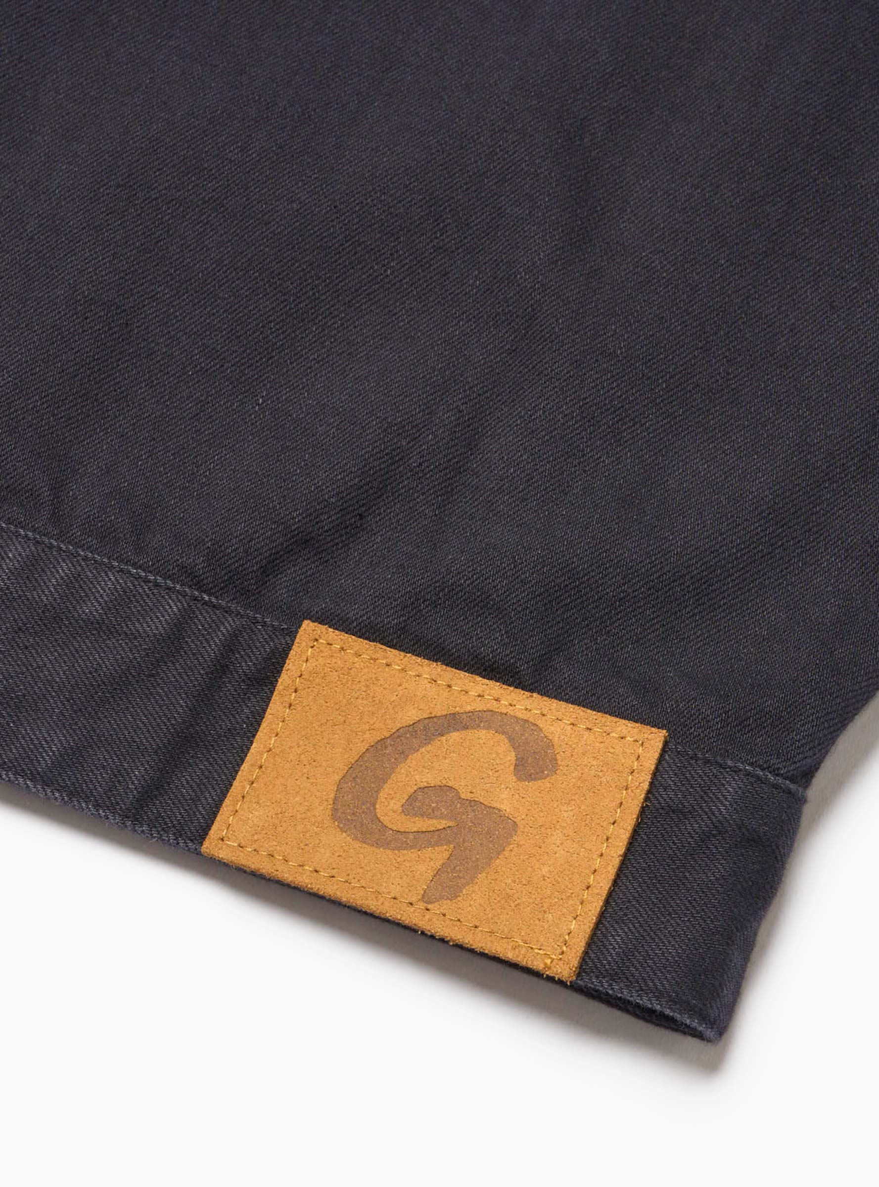 Japanese Denim Trucker True Black Gramicci (Label etail) at Couverture & The Garbstore