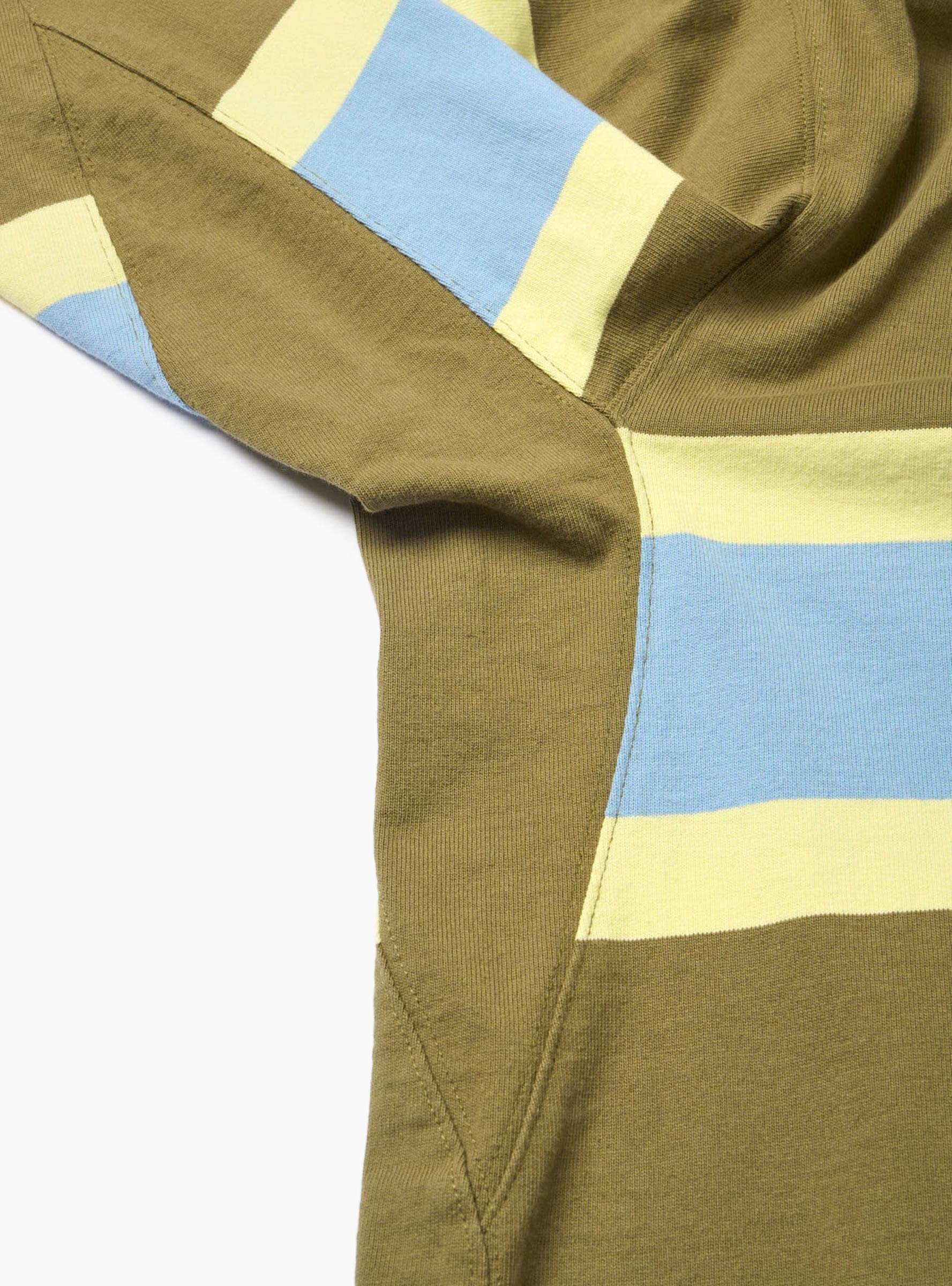 Langdon Rugby Shirt Winter Olive Gramicci (Armpit Detail) at Couverture & The Garbstore