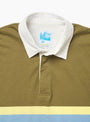 Langdon Rugby Shirt Winter Olive Gramicci (Collar Detail) at Couverture & The Garbstore