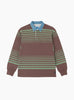 Langdon Rugby Shirt Peppercorn Gramicci (Front) at Couverture & The Garbstore