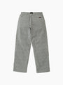 Dobby Plaid Gramicci Pant Stone Gramicci (Back) at Couverture & The Garbstore