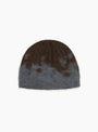 Mohair-Splatter-Beanie-Slate-Gramicci-(Front) at Couverture & The Garbstore