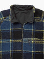 Reversible Sherpa Jacket Plaid & Black Gramicci (Collar Detail) at Couverture & The Garbstore