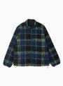 Reversible Sherpa Jacket Plaid & Black Gramicci (Front) at Couverture & The Garbstore