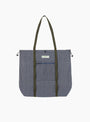 Utility Tote Bag Navy Check Gramicci (Front) at Couverture & The Garbstore