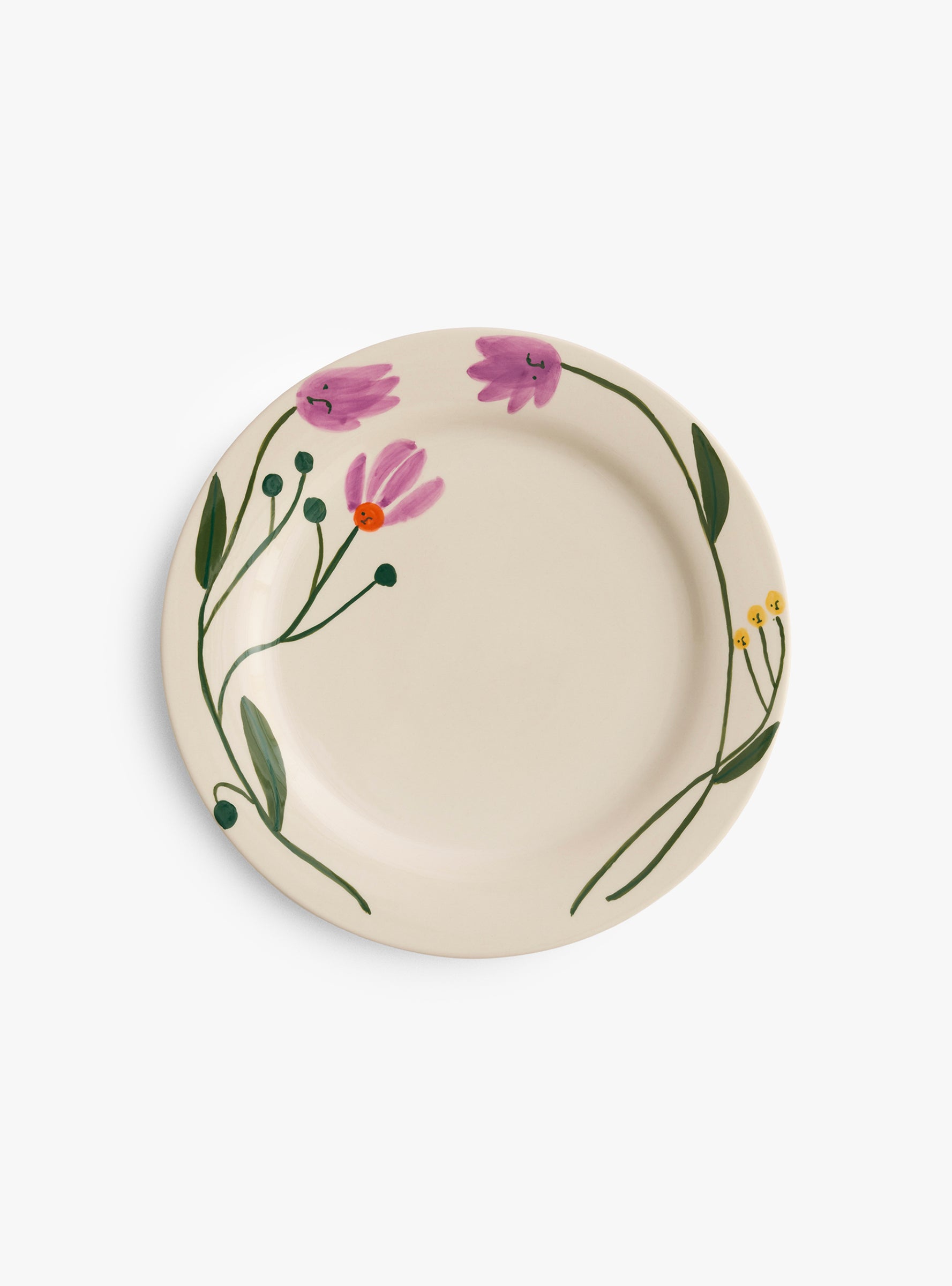 La Pittura Crocus plate 24cm Crocus Hay (top view) at Couverture & The Garbstore