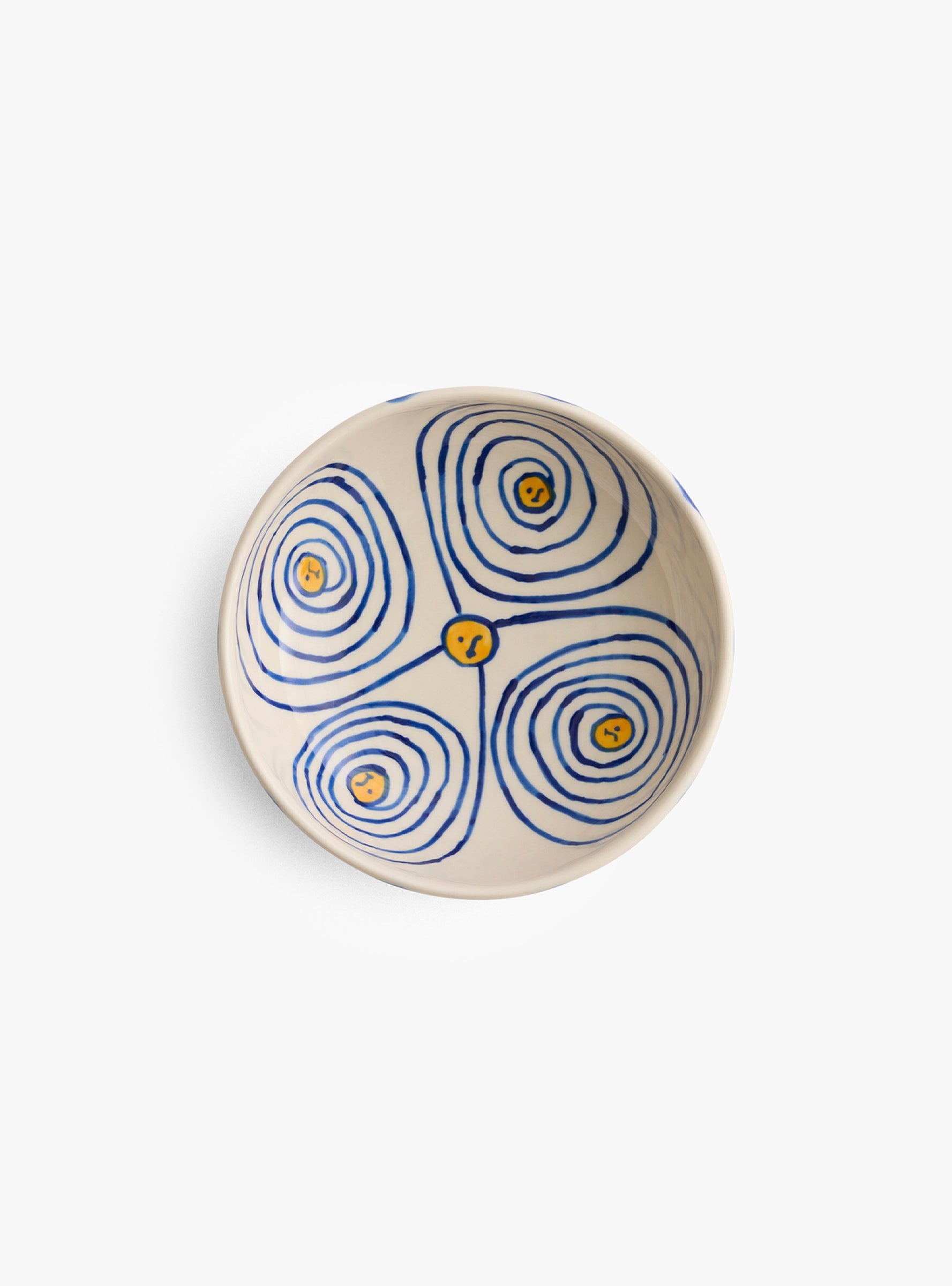 La Pittura Bowl Spirale Spirale Hay (top view) at Couverture & The Garbstore