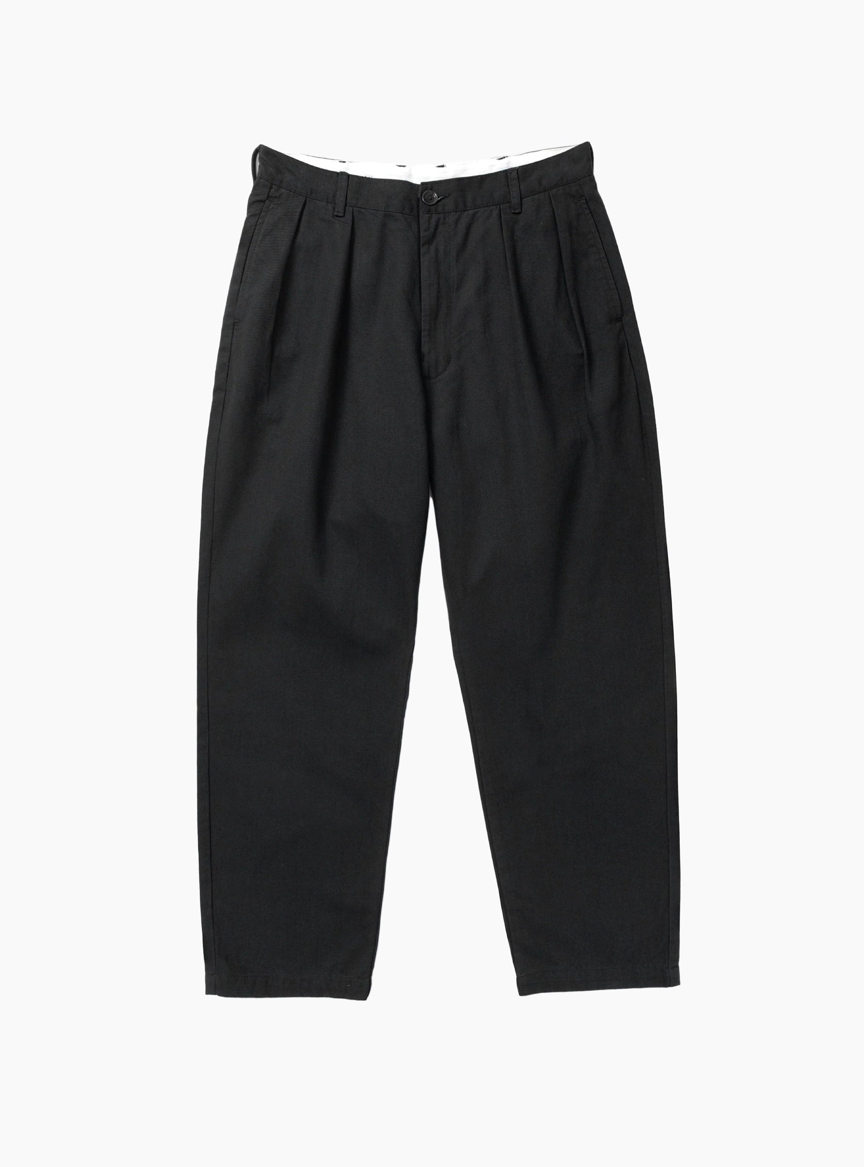 Twill Part Timer Pants Black Service Works (Front) at Couverture & The Garbstore