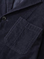 Fine Cord Server Suit Dark Navy Service Works (Pocket detail) at Couverture & The Garbstore
