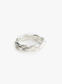 Modern-Wave-Thin-Ring-Silver-Silver-Isabella-Etou-(front-view) at Couverture & The Garbstore