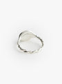 Malachite Oval Ring Malachite Isabella Etou (back) at Couverture & The Garbstore