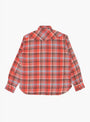 Washed Flannel Pearlsnap Shirt Thousand Lakes Plaid WYTHE (back) at Couverture & The Garbstore