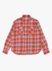 Washed Flannel Pearlsnap Shirt Thousand Lakes Plaid WYTHE (front) at Couverture & The Garbstore