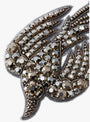 Swallow Brooch Black Black RACHEL COMEY (close up) at Couverture & The Garbstore