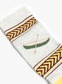 Jacquard Socks Canoe Canoe WYTHE (print detail) at Couverture & The Garbstore