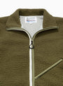 Zip Up Fleece Olive by Garbstore | Couverture & The Garbstore