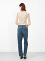 Selvedge Denim Used Ankle Cut Vintage Dark from Chimala at Couverture & The Garbstore
Model Back