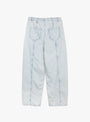 Displaced Seam Jean Indigo by YMC at Couverture & The Garbstore Back