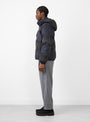 Premium Tweed Puffer Dark Grey by Dime at Couverture and The Garbstore side profile