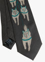 The Silk Twill DOG-TEAM Tie Black from Kapital at Couverture & The Garbstore
detail 