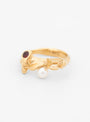 Menage Gold-Plated Ring Citrine & Garnet by Faris | Couverture & The Garbstore