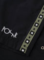 Square Stripe Swim Shorts Black & Jade Green Polar Skate Co. 