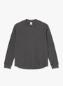 Dylan LS Tee Graphite by Polar Skate Co. at Couverture & The Garbstore 
Front 