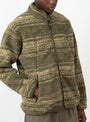 Kiko Jacket Army Green by Polar Skate Co. at Couverture and The Garbstore close up 