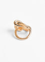 Gold Plated Large Knot Ring