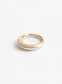 Gold Plated Thin Round Ring from Helea Rohner at Couverture & The Garbstore 
Front