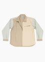 Grande Zip Shirt Tan by TDR at Couverture and The Garbstore