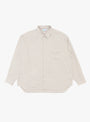 The Double Cloth Grande Shirt from TDR comes in light grey at Couverture & The Garbstore
front 