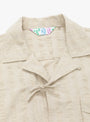 The SS Dobby Cloth Noragi Shirt Aran from TDR at Couverture & The Garbstore
collar 