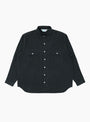 Double Pocket Grande Shirt Black from TDR at Couverture & The Garbstore
front