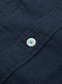 Double Pocket Grande Shirt Navy at Couverture & The Garbstore
button