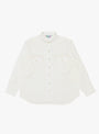 Double Pocket Grande Shirt White from TDR at Couverture & The Garbstore
front