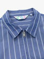 Coolmax Grande Zip Shirt Navy from TDR at Couverture & The Garbstore
collar 