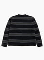 The Striped Wool Sweater from Stüssy comes in Black at Couverture & The Garbstore 
back 