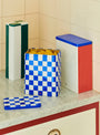 Tin Container XL White/Blue/Red