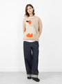 Duck Penguin Jumper Beige
