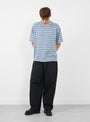 The Wide Baggy 5 Pocket Pants Medium Black from Ciota at Couverture and The Garbstore model front