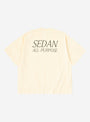 Garment Dyed SS Tee-Ecru-SEDAN ALL-PURPOSE at Couverture & The Garbstore Back
