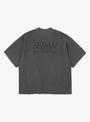 Garment Dyed SS Tee-Charcoal-SEDAN ALL-PURPOSE at Couverture & The Garbstore Back