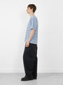 The Wide Baggy 5 Pocket Pants Medium Black from Ciota at Couverture and The Garbstore model side