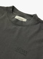 Garment Dyed SS Tee-Charcoal-SEDAN ALL-PURPOSE at Couverture & The Garbstore Detail