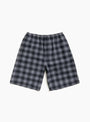 The Plaid Beach Short from Stüssy comes in Black at Couverture & The Garbstore 
front