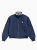 The Polar Fleece Lined Jacket from Stüssy comes in Navy at Couverture & The Garbstore
front 