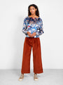 Cream Velvet Blouse Smashed Cherry by Henrik Vibskov | Couverture & The Garbstore