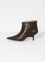 Sara Leather Boots Dark Brown by Rejina Pyo | Couverture & The Garbstore